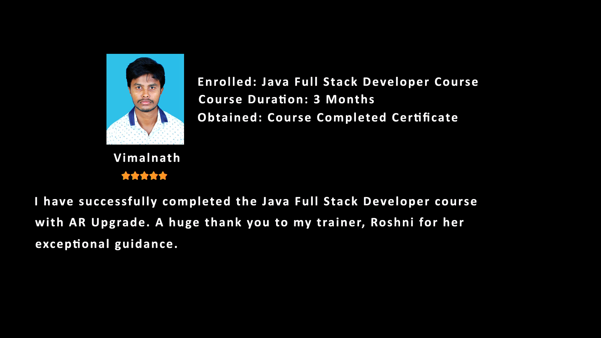 Vimalnath Rating & Review Image